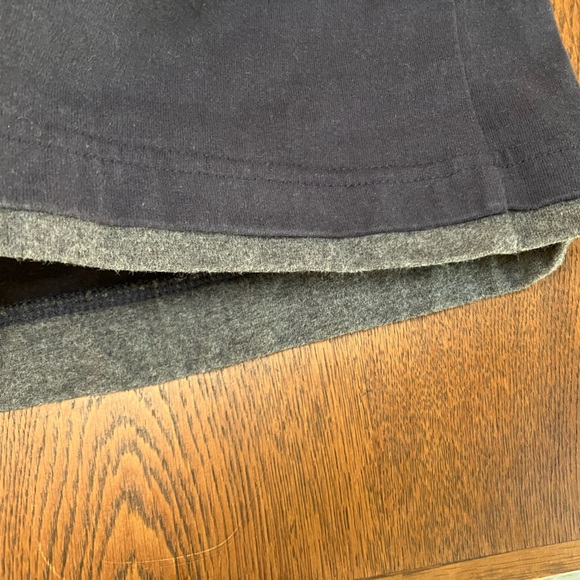 Geoffrey Beene Mens Sleepwear Medium Blue long sleeve with gray neck insert. - Picture 4 of 5